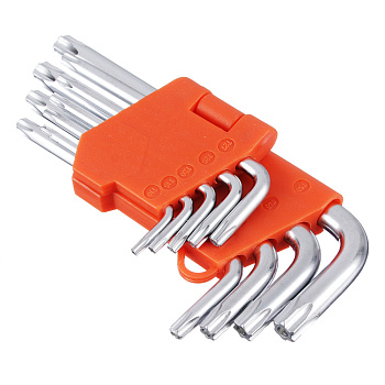 ЕРМАК Набор ключей TORX-профиль 9 предметов (50х3мм-125х9мм)/657-023
