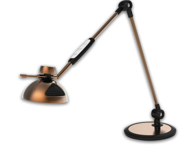 Лампа настольная"Мелодия Света" BL1217 Gold золото+черный 10Вт
