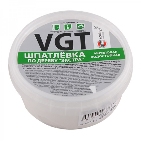 Шпатлевка акрилловая по дереву для внутренней и наружной отделки"ЭКСТРА" дуб 0,3кг***