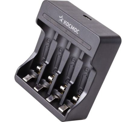 Зарядное устройство KOC903USB 1/4 шт AA/AAA (1800mA) от 2-х часов, кабель USB