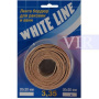 Лента-бордюрная "WHITE LINE"  для  ванн 20 мм-20 мм, 3,35 бежевая 3,35 метра