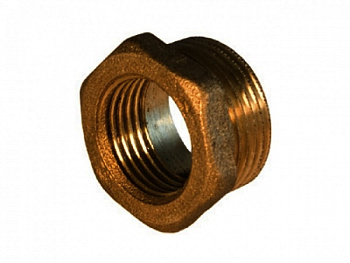 Футорка 1 1/2 * 1" Н-В латунь
