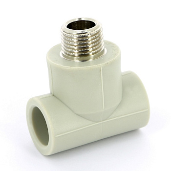 FV-PLAST Тройник 20 х 1/2" НР