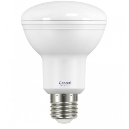 Лампа LED R80 Е27 10Вт/2700К/теплый цвет/General