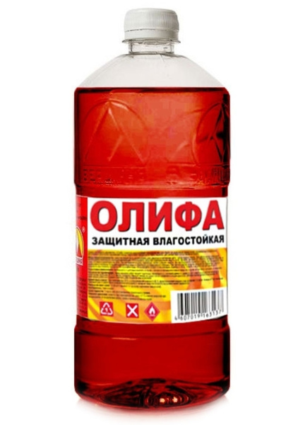 Олифа защитная влагостойкая Вершина 1,0л.