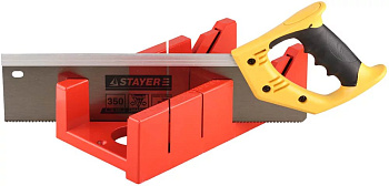 STAYER, 105х55мм, набор стусло пластиковое+пила 350мм/15395-35