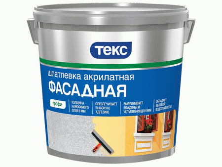Шпатлевка Фасадная Профи (5кг) Текс/Престиж