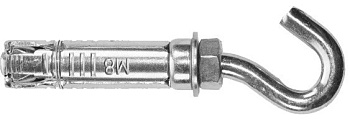 Анкер с оцинкованным крюком AK(HB) м6 SORMAT
