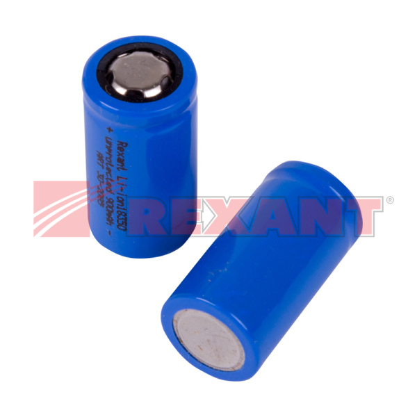 Аккумулятор Rexant Li-ion  18350   900mAH 3.7V