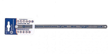 Полотна ножовочные по металлу КОБАЛЬТ 300 мм, эластичные, шаг 1.4 мм/18TPI, BIM/248-221