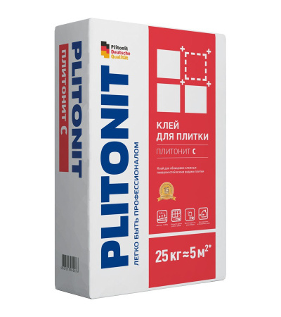 Клей для плитки Plitonit С, по сложным основаниям , 25 кг