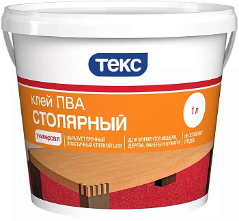 Клей ПВА столярный ТЕКС профессиональный (1кг)