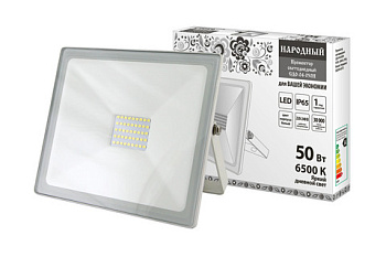 Прожектор светодиодный белый SMD 50вт 220B//6500К/IP65/TDM