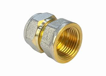 Соединитель обжимной Valfex с переходом на ВР 16*3/4