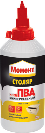 Клей универсальный ПВА D1 Момент Столяр 750 гр цвет белый