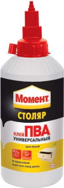 Клей универсальный ПВА D1 Момент Столяр 750 гр цвет белый