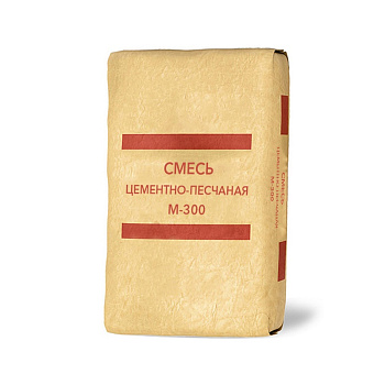 Смесь цементно-песчаная М-300 25 кг