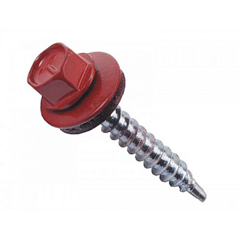 KRS 4.8*65 шуруп RAL 3011 красный