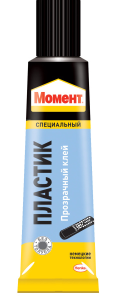 Клей "Момент Пластик" прозрачный 30 мл