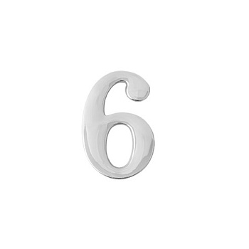 Цифра "6" хром Apecs