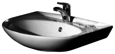 Умывальник Classic Luxe белый  Sanita 640*480