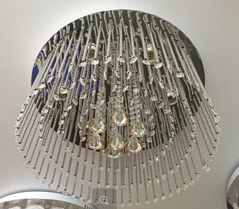 Люстра 8907 6хE14 ПДУ LED d 500мм