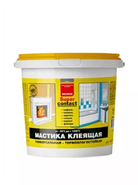 Неомид Мастика клеящая термостойкая универсальная (1.5 кг.)