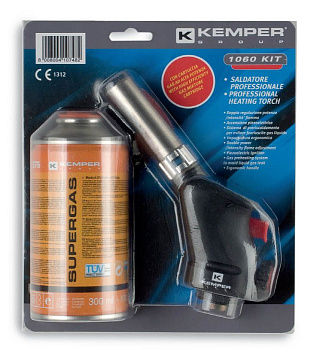 Паяльная лампа KEMPER 1060 kit + Газ 300 мл