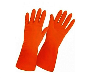 Перчатки ЛОТОС латексные хозяйственные  L/ XL 