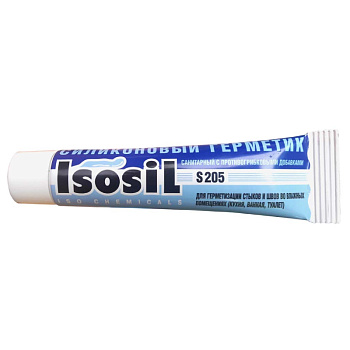Герметик Isosil силикон санитарный бесцветный 40мл S205