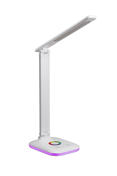 Светильник настольный 10Вт UL621 белый Led с RGB подсветкой