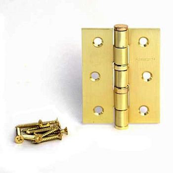 Петля АПЕКС 80*60-B2-Steel-G золото универсальная