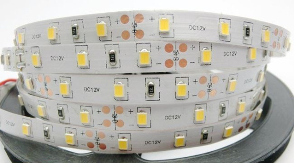 Лента 2835 60LED/12V4,8Вт 1м/теплый белый/General