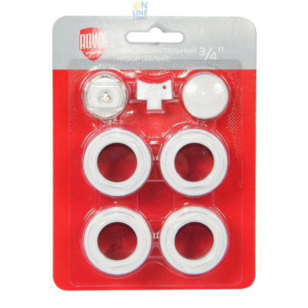 Комплект ROYAL THERMO 3/4" для радиаторов, белый 