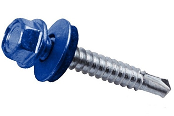 KRS 4.8*35 шуруп RAL 5005 синий