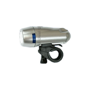Фонарь Uniel BL010-C Silver 4Led 3*AAA серебро