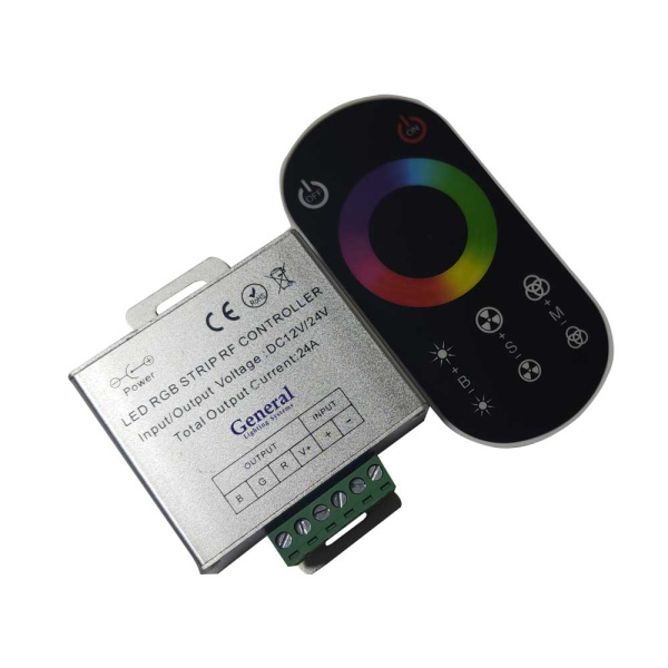Контроллер RGB 288  12V с пультом управления