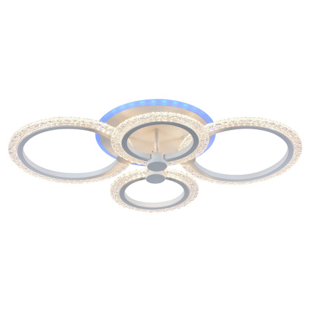 Светодиодная люстра 8003/4 WHT 76W+8W RGB 