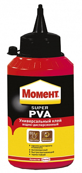 Клей для дерева белый Супер ПВА D2 банка 250 г Момент