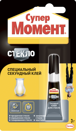 Клей Момент супер стекло 3 г, прозрачный/1198353