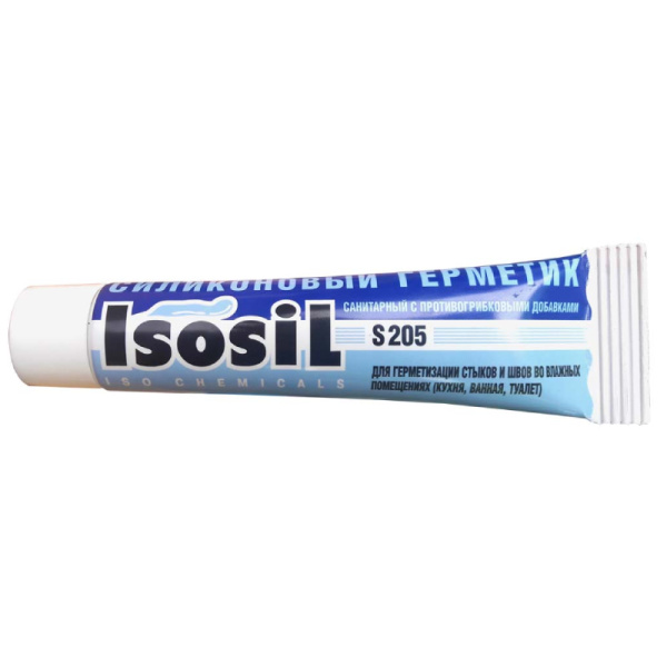 Герметик Isosil силикон санитарный белый 40мл S205