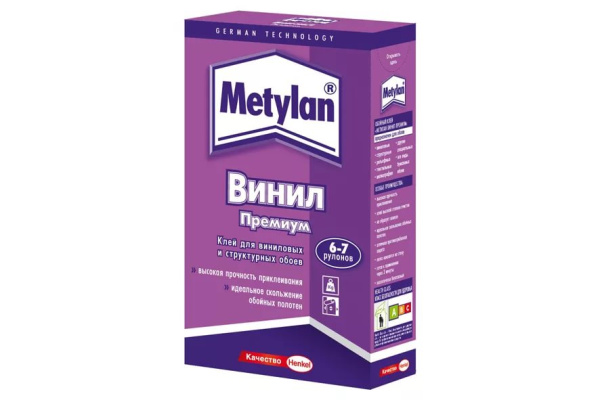 Обойный клей Metylan Винил Премиум без индикатора, 250 г