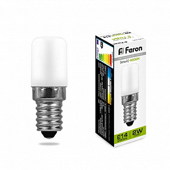 Лампа LED для холодильника 2W/E14 /230V/4000К/хол/Feron
