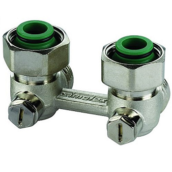 Узел MEIBES нижнего подключения 1/2" НР*3/4" НР-евроконус, угловой