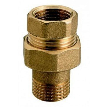Американка  1 1/2" В-Н  латунь