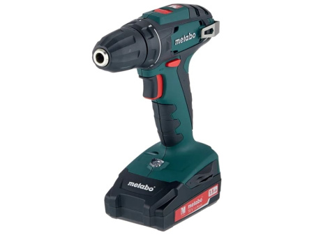 Аккумуляторный винтоверт Metabo BS 18 Акк.винт. 2х1.5 Ач Li-lon, патрон 10
