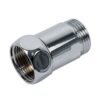 Американка прямая для полотенцесушителя хром В-Н 3/4 х 1/2"