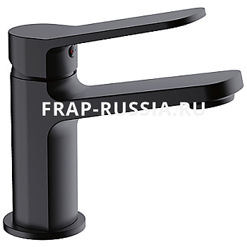 Смеситель для раковины Frap черный, латунь, керамический картридж d=35 F1062
