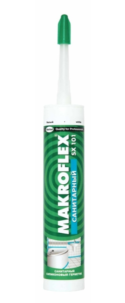 MACROFLEX SX 101 Герметик силиконовый  санитарный белый 290 мл 