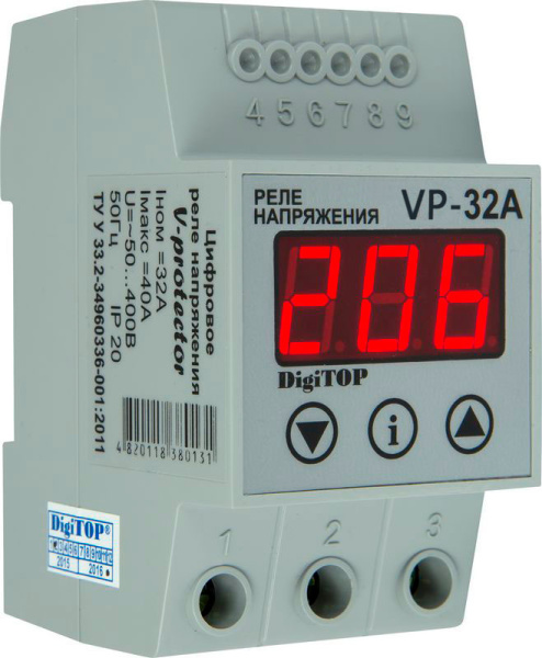 Реле напряжения Vp-32A (46-101) DIN